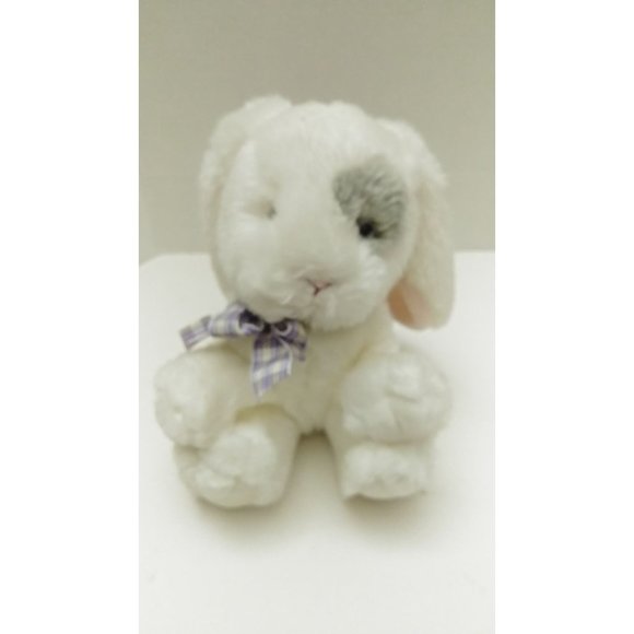 Target Tri Russ White Rabbit Gray Eye 7.5"Bunny Plush - Picture 2 of 8